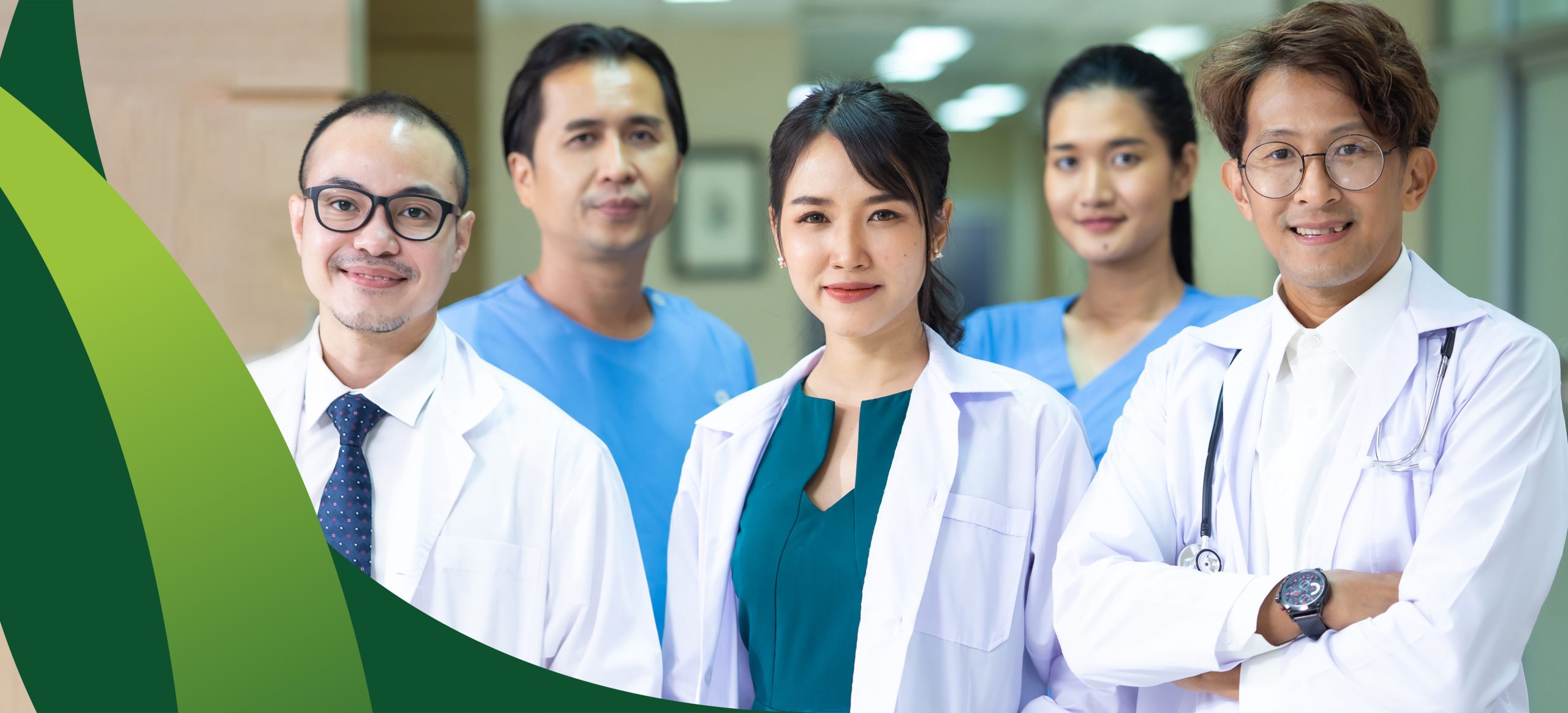 Hospital, doctor or woman with tablet, healthcare or internet with research for cure, online reading or medical news. Professional, employee or physician with tech, digital app for schedule or result.